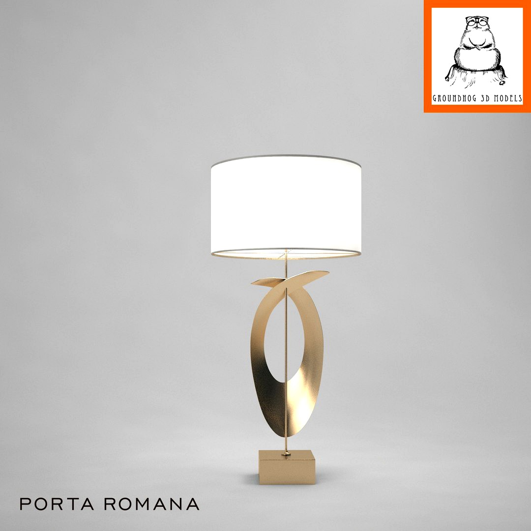 Groundhog 3D Models | Porta Romana SLB50 Rockefeller Lamp