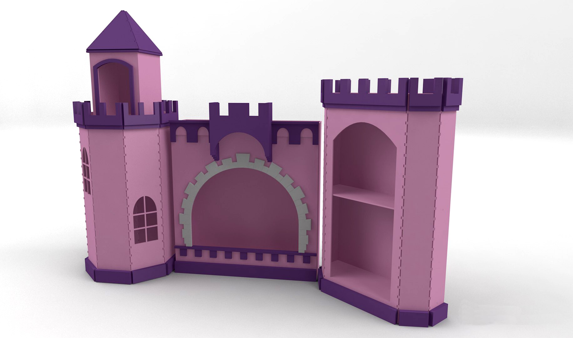 Princes tower Laser-cut  MDF Tower