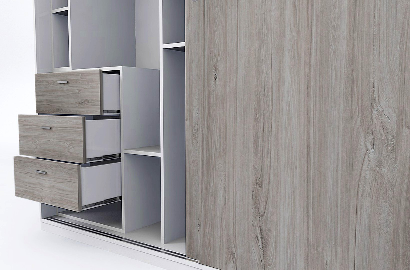 Wardrobe Santorini - modern - wood