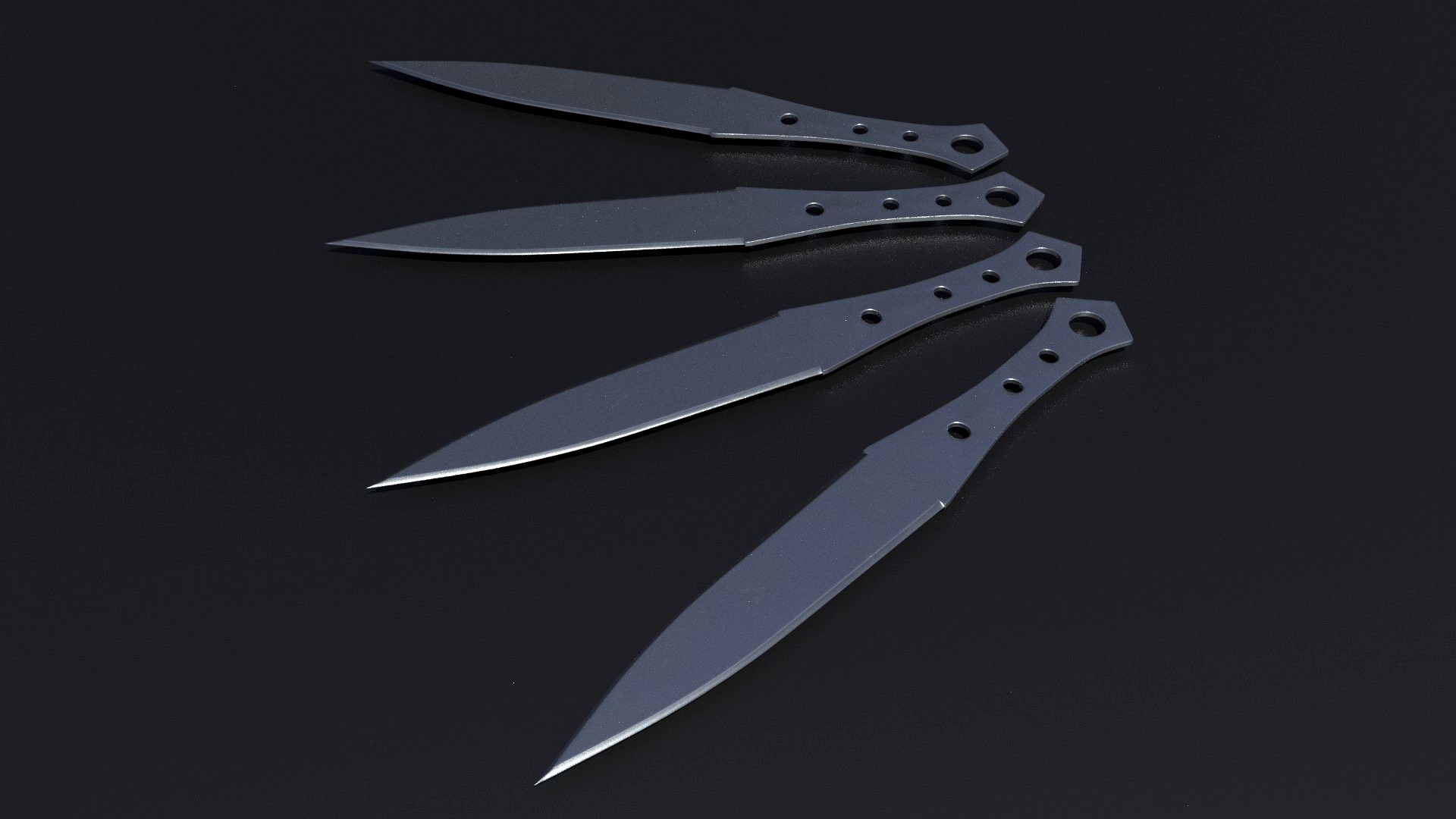 3D Throwing Knife(4)