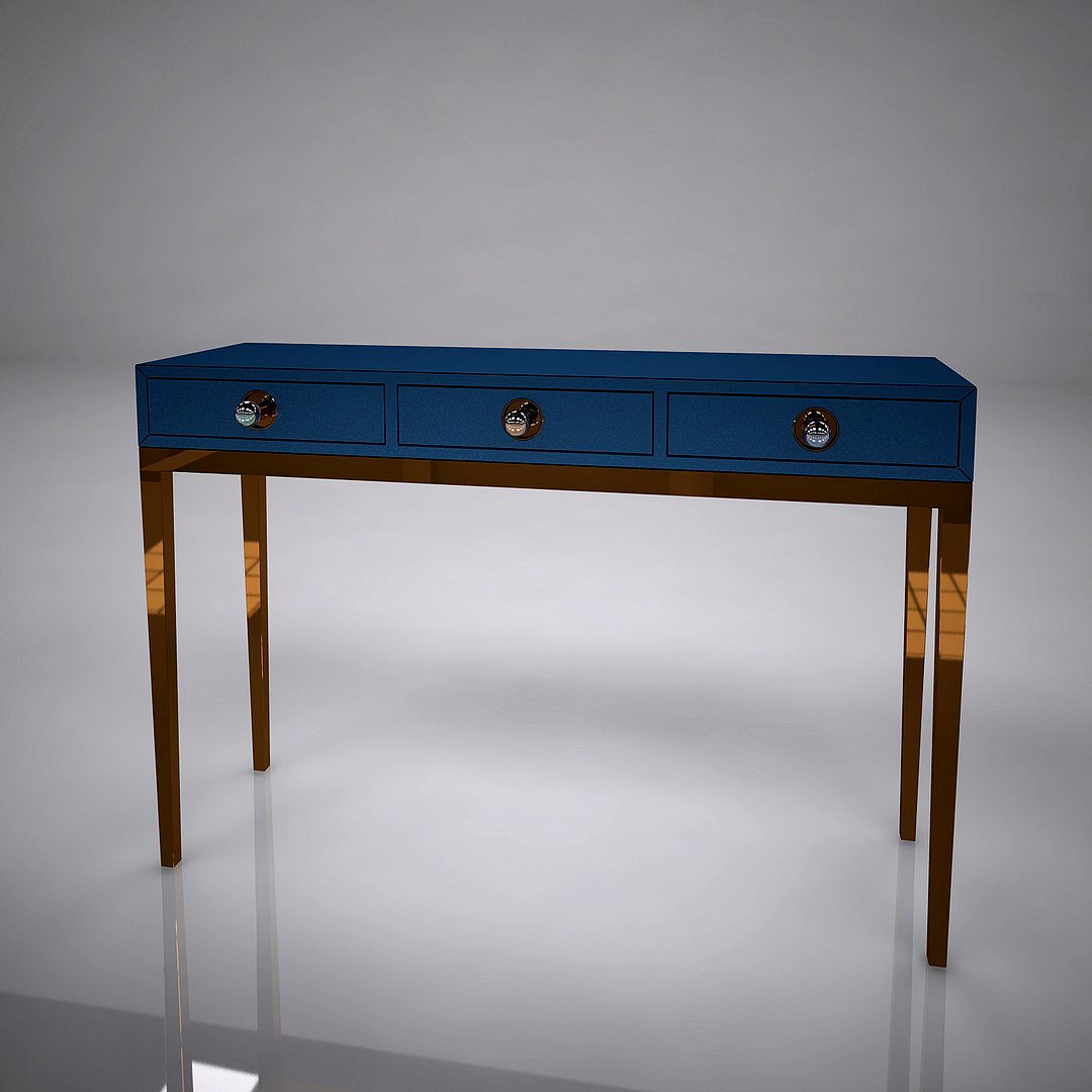 Channing Three-Drawer Console