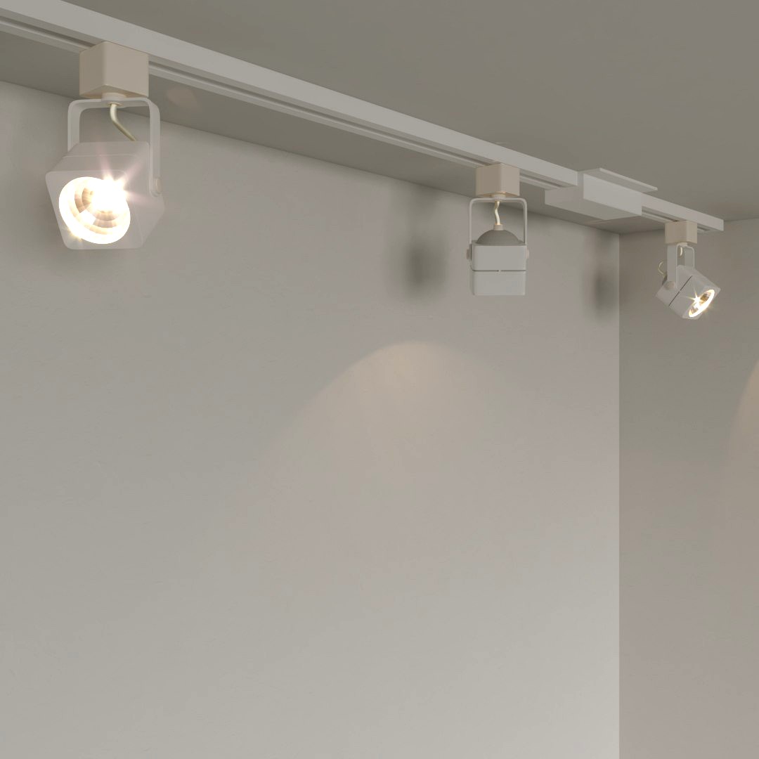 Multi-dome ceiling light 3D model