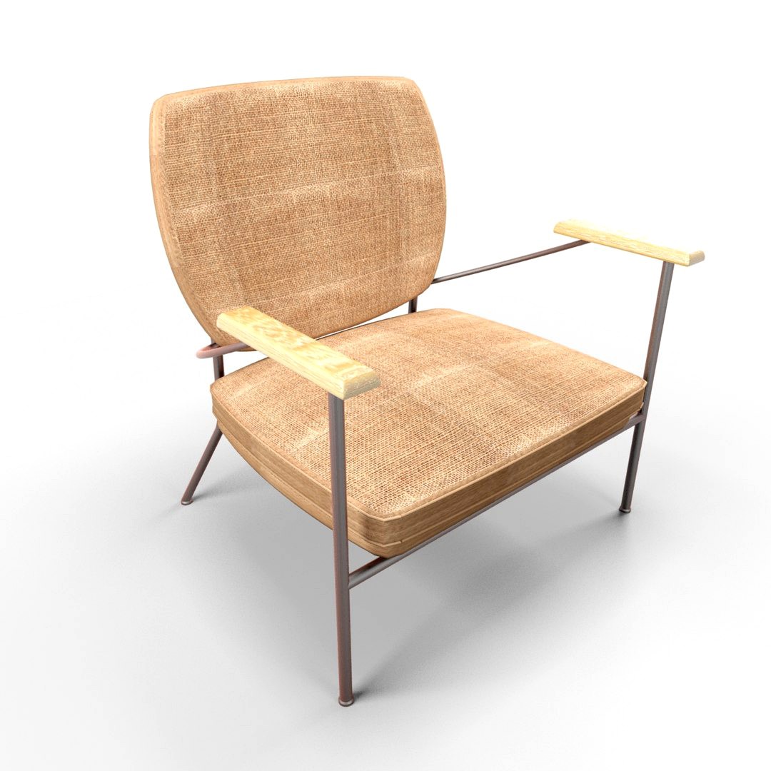 Mid-century upholstered chair