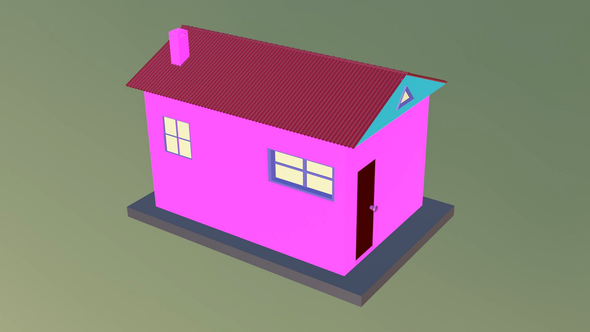 Blend Collored house6