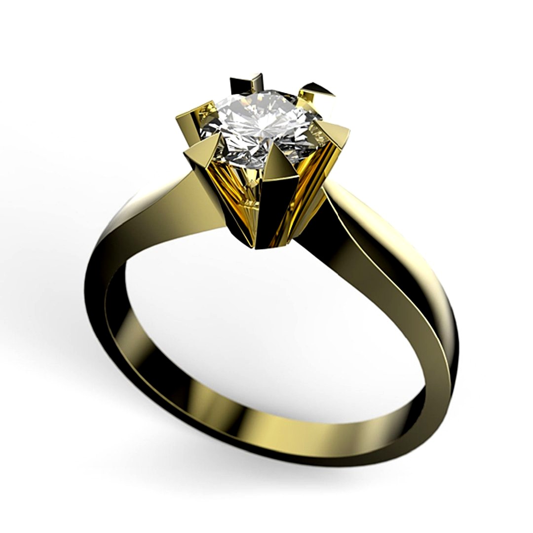Solitaire-Ring 0.60ct