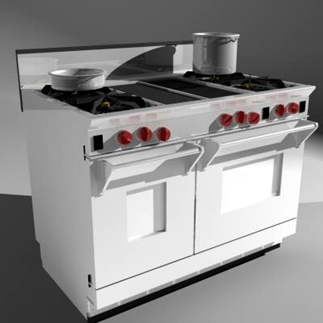 Viking Range + 2 Pots