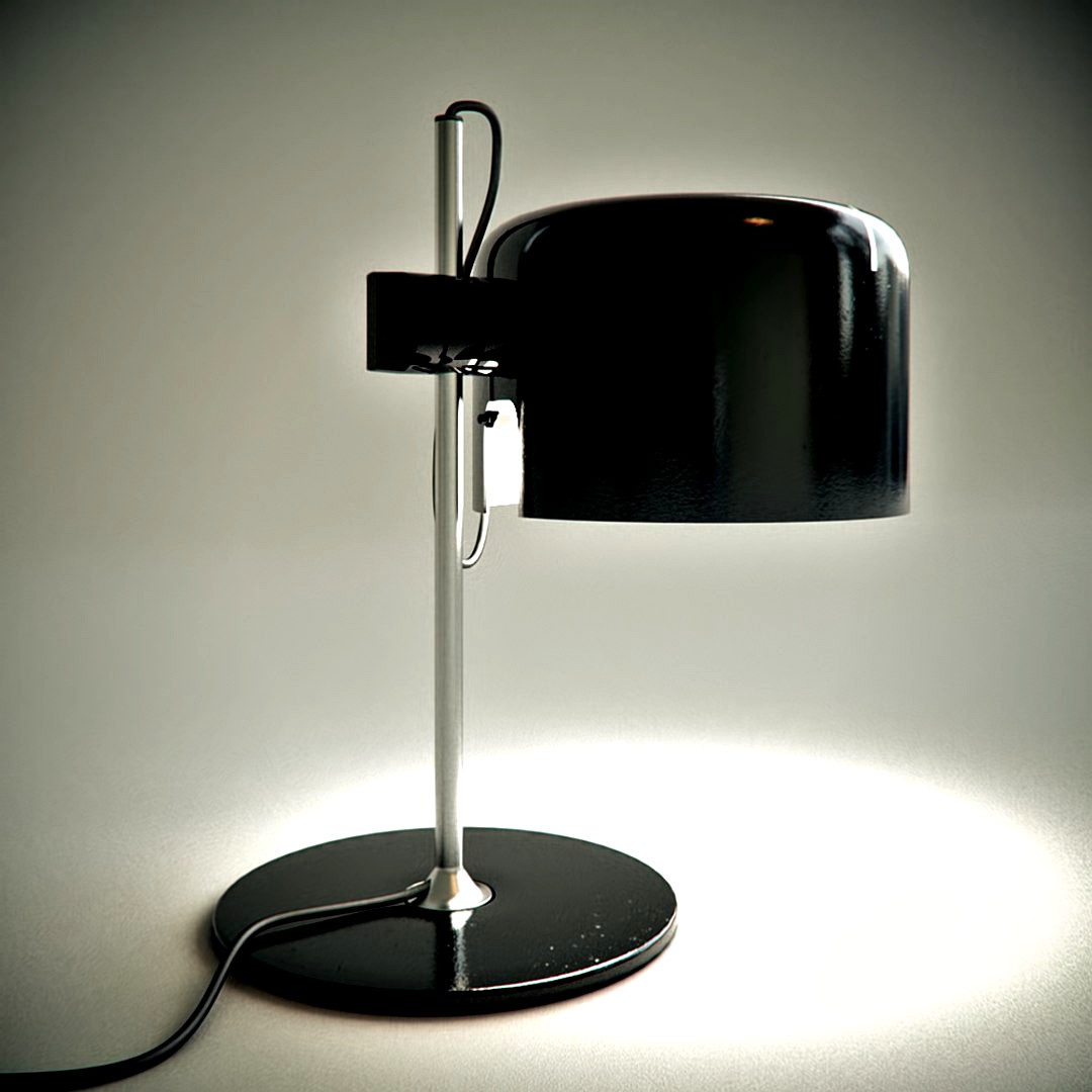 Coupe' 2202 table lamp by Joe Colombo