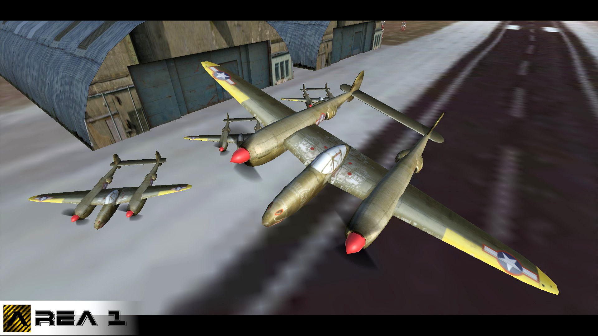 WW2 Warplane Lockheed P-38 Lightning
