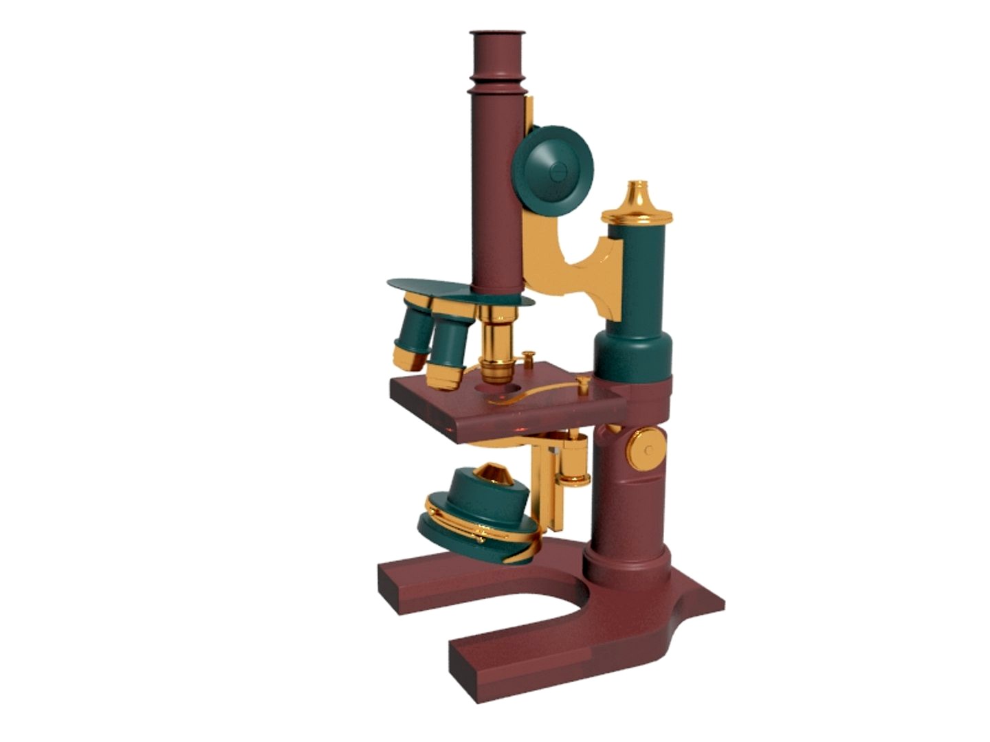 vintage microscope