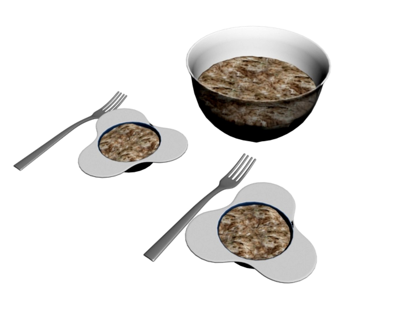 The flour has been mixed