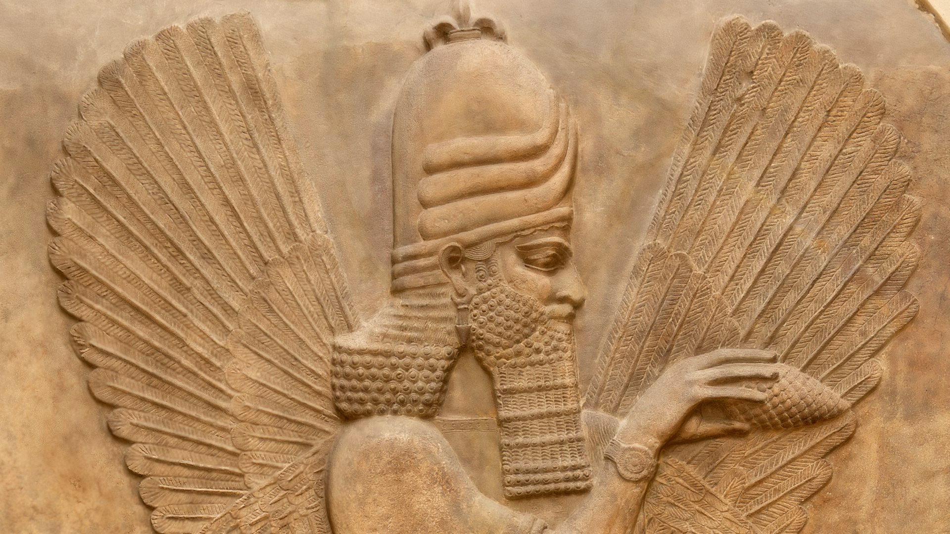 ASSYRIAN STATUE - BLESSING GENIE