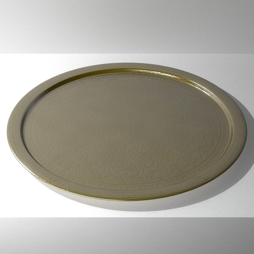 Ornate Brass Tray