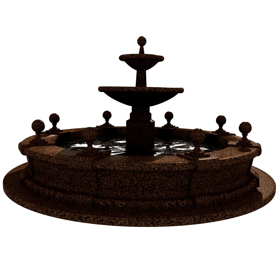 Granite fountain