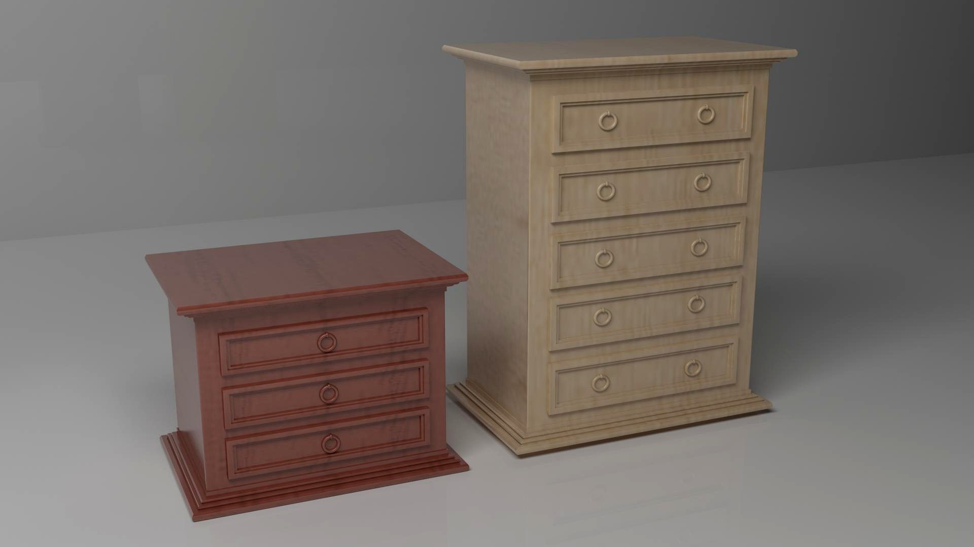 small medium drawers