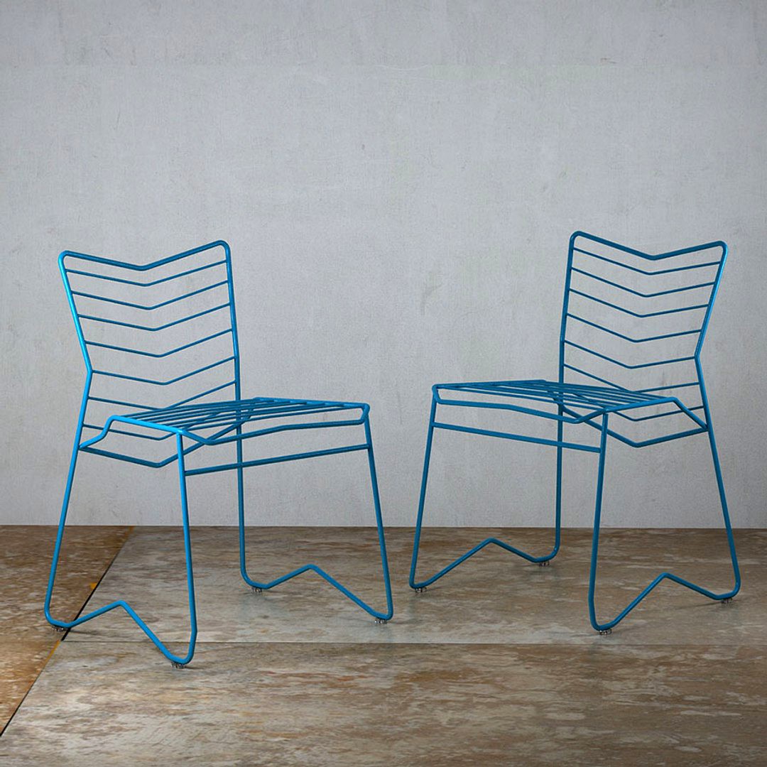 Kai Wire Chair by Daniel Lau Design