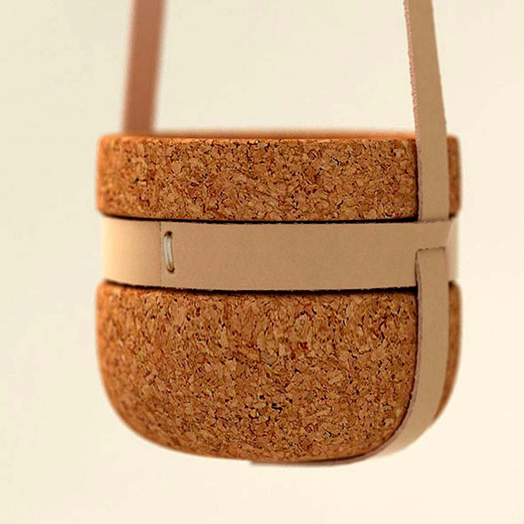 Leather Strap Hanging Planter