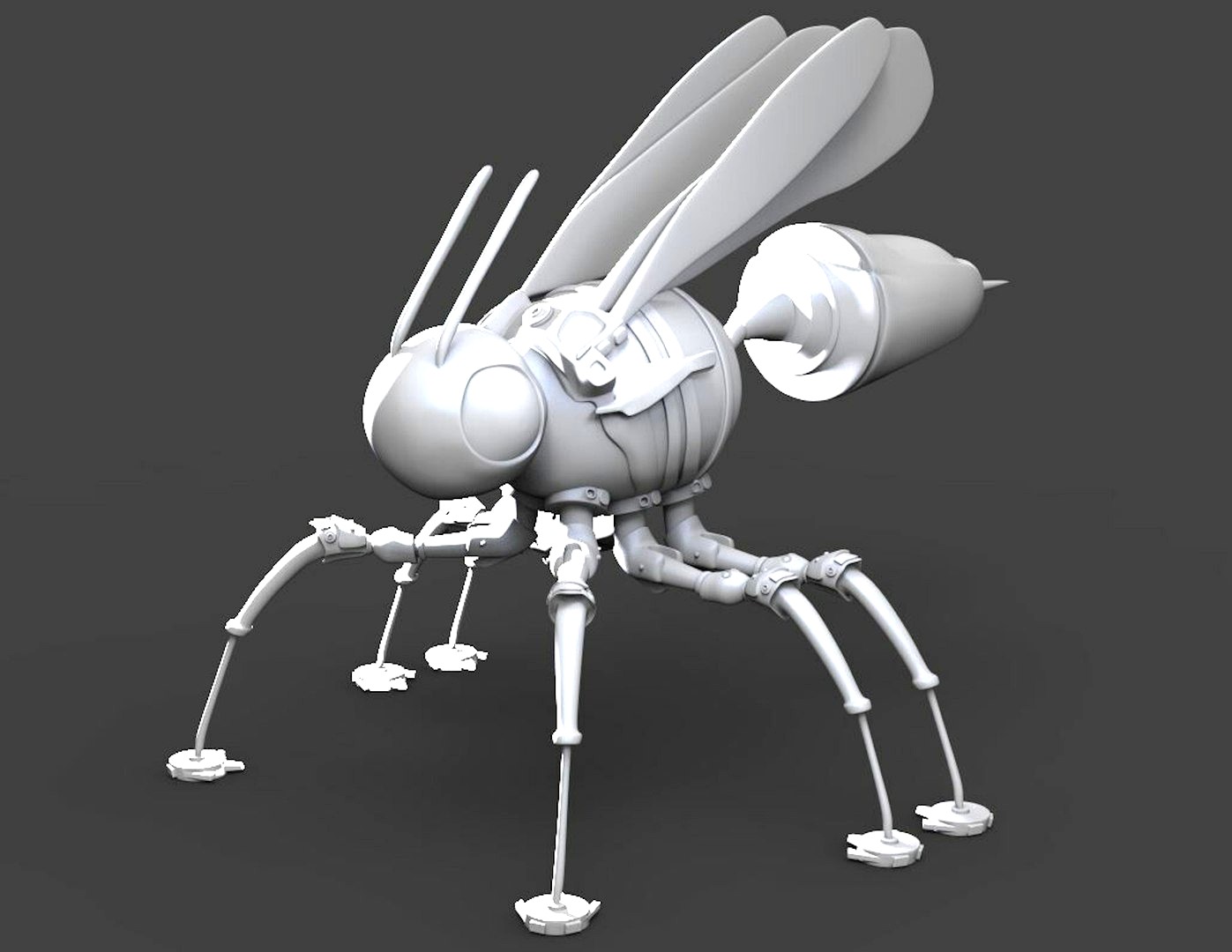 Mechanical Wasp Character