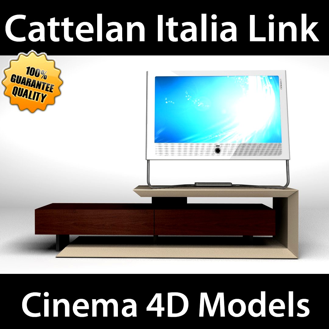 Cattelan Italia Link Tv Unit Loewe Connect Cinema 4D