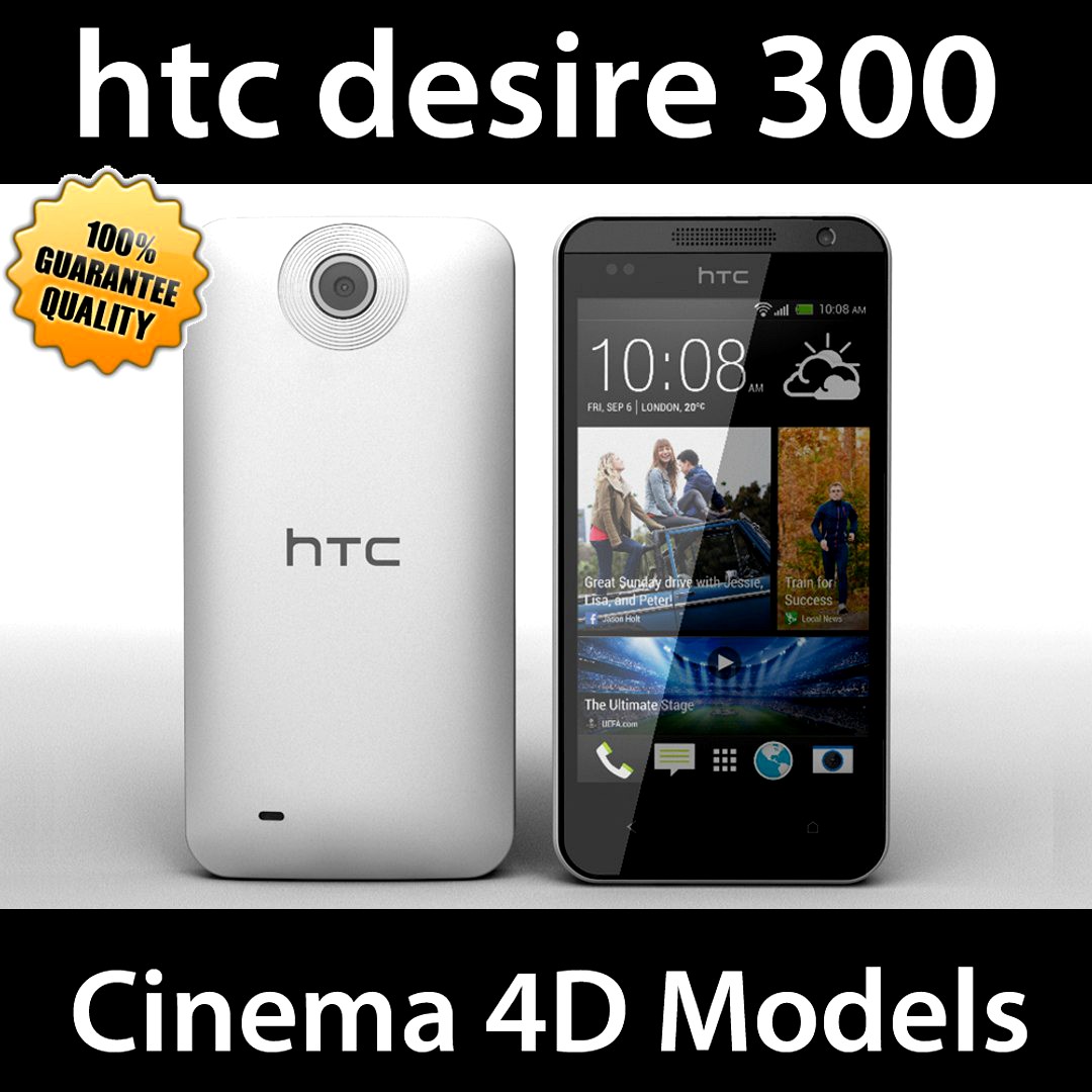 htc desire 300 C4D