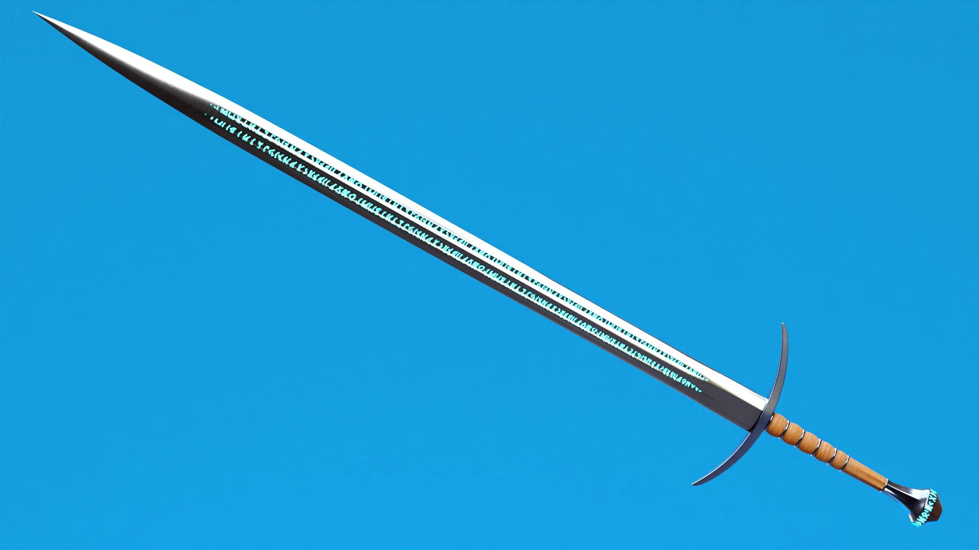 Runic Bastard Sword