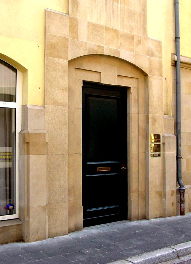 Luxemburg Architecture Door001 3D Model