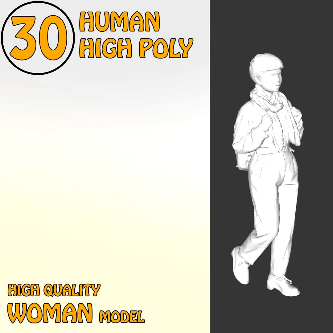 3D High Quality Human 30