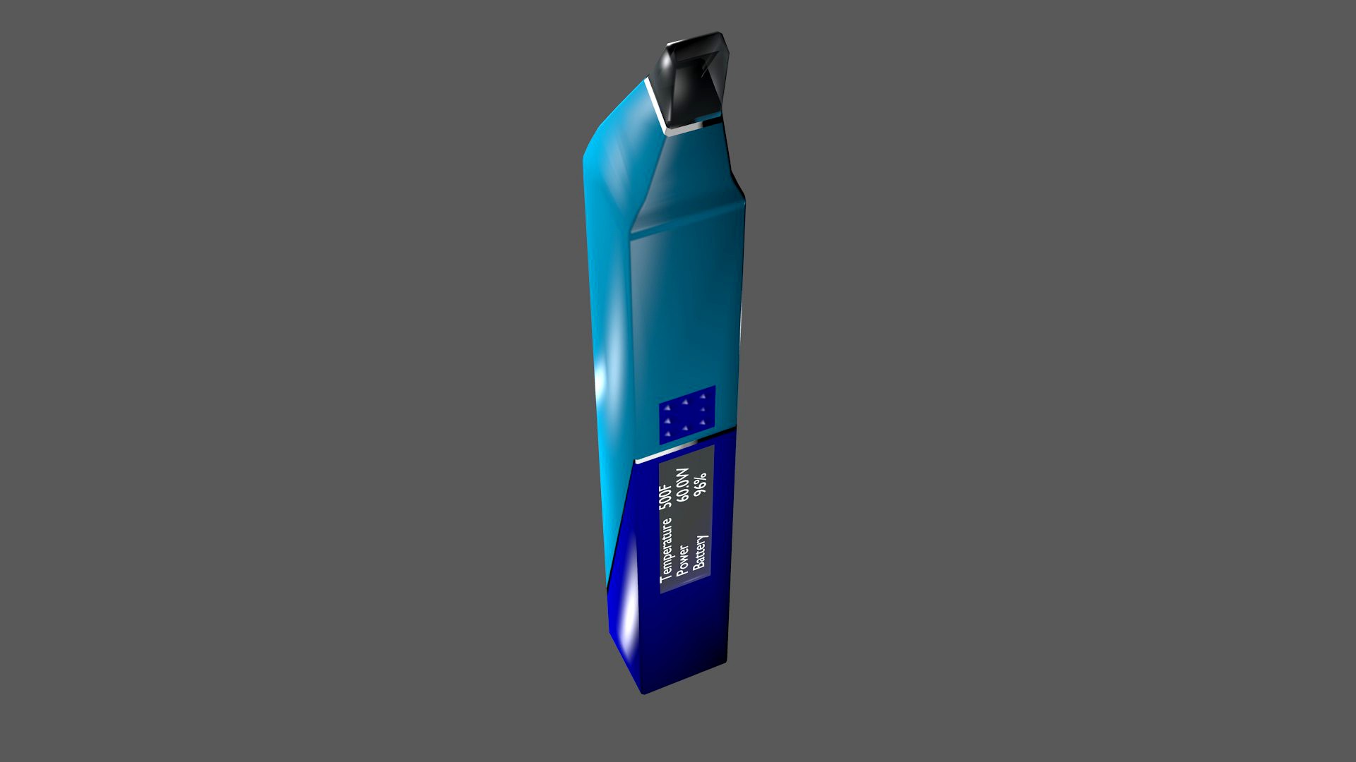 e-cigarette blue prototype