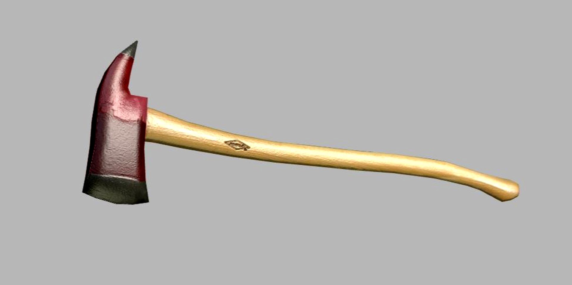 Low-poly fireaxe