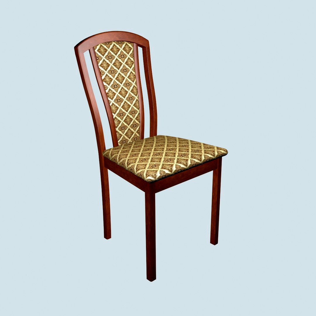 Dining chair made of merbau