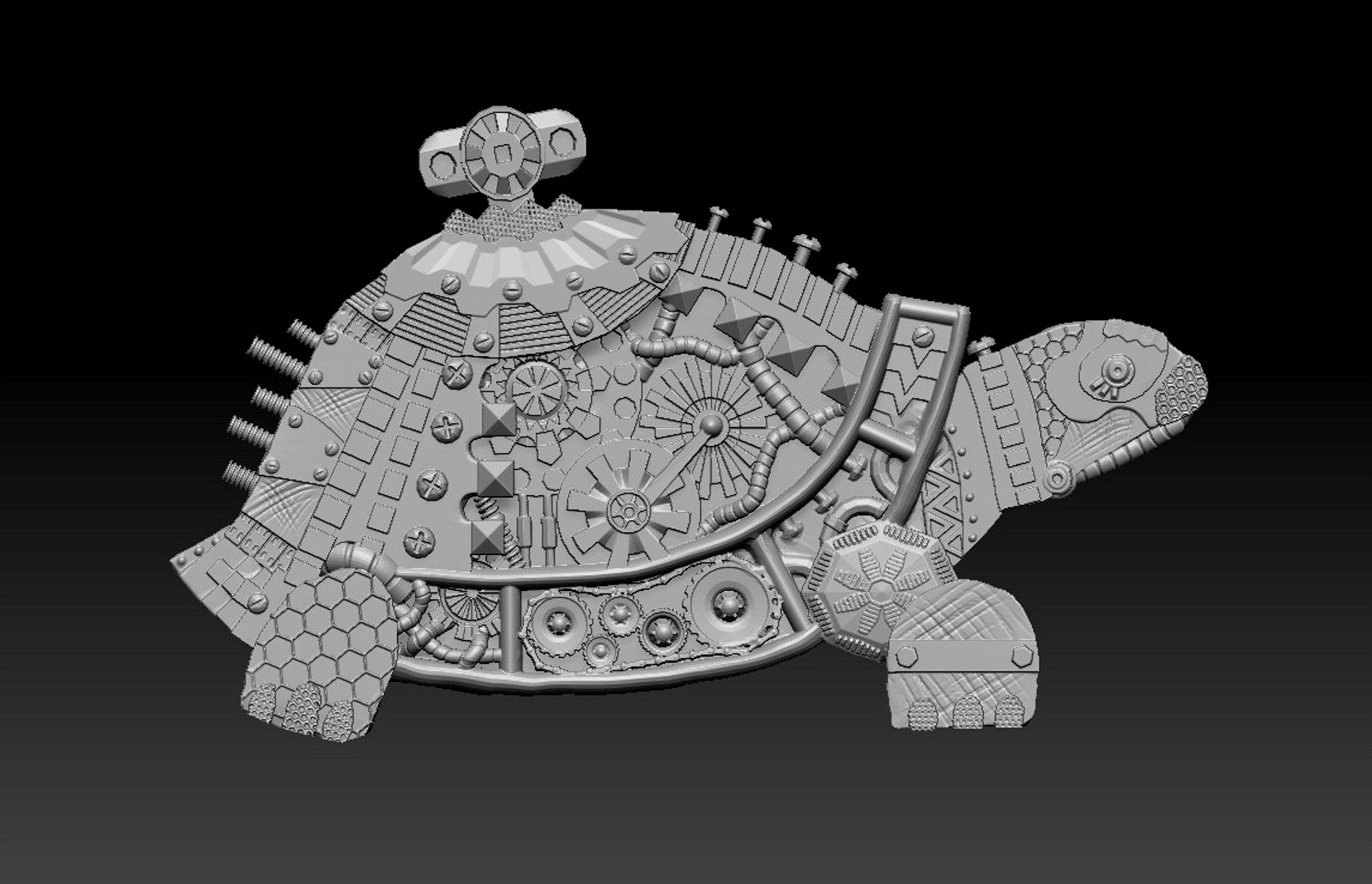 Turtle steampunk panel