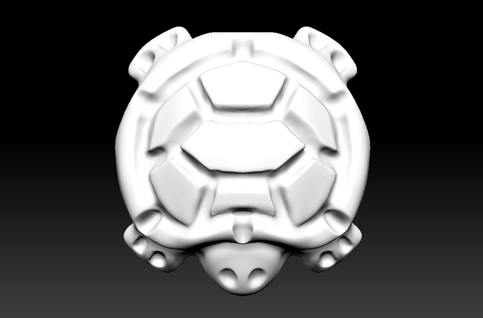 Backgammon stone turtle