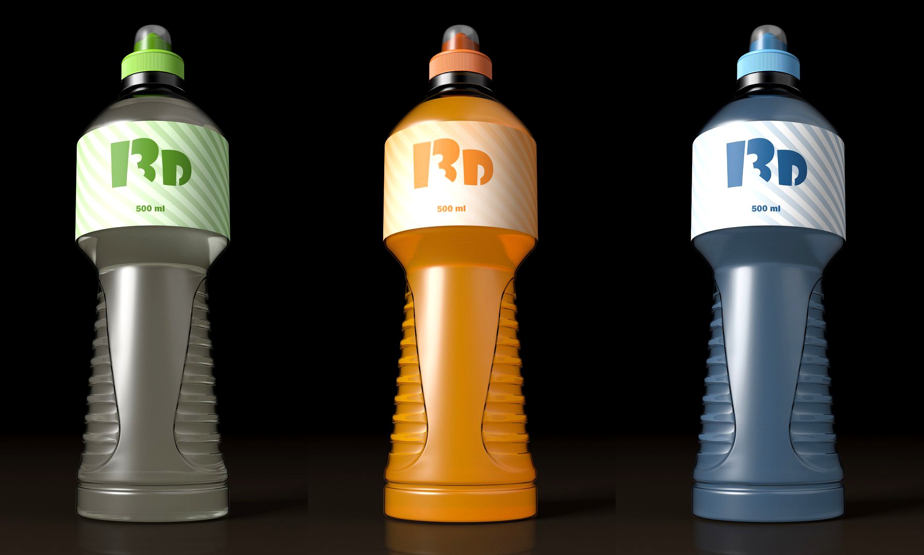 Isotonic Bottle Mockup