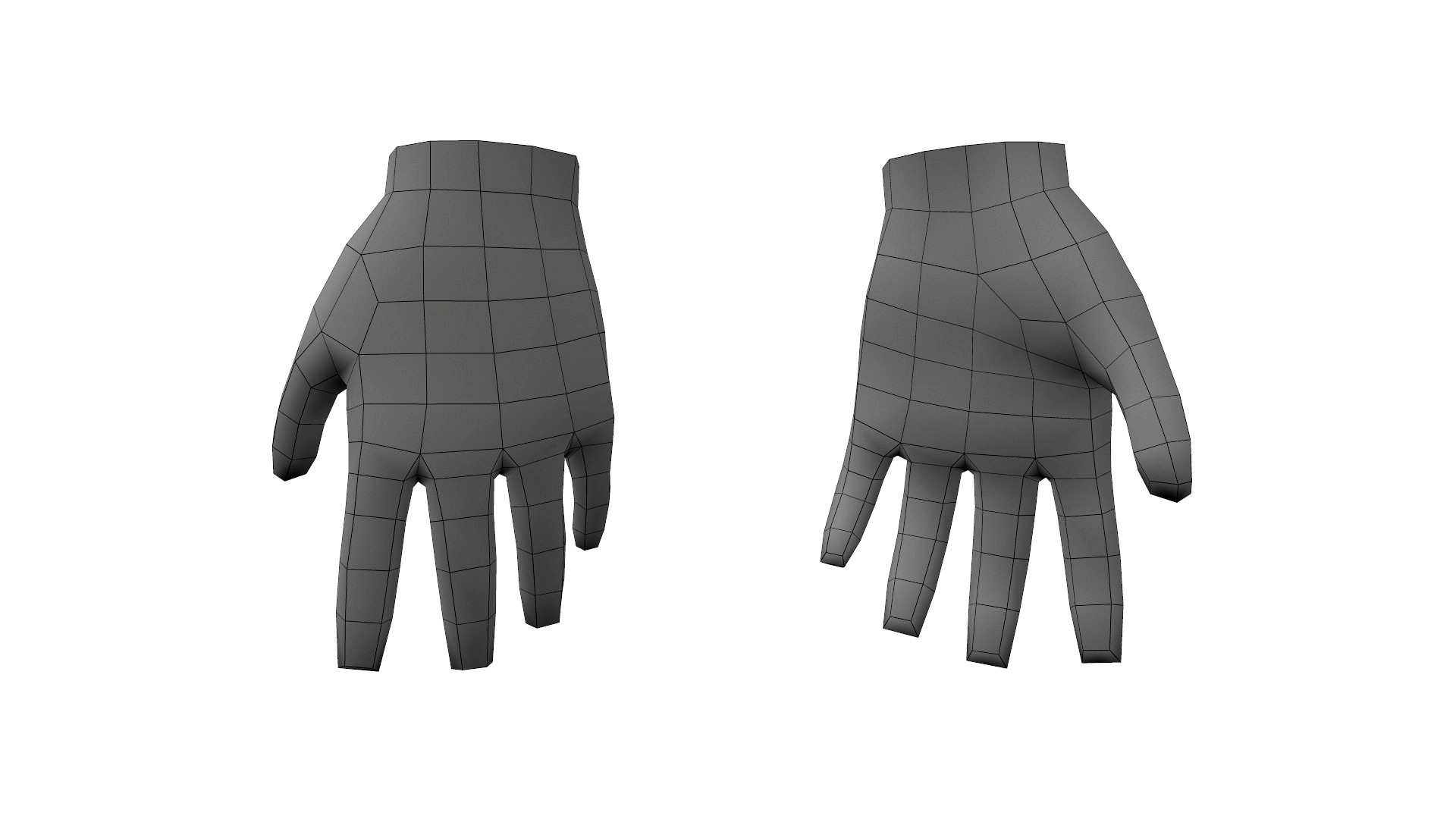 Hand - Low Poly