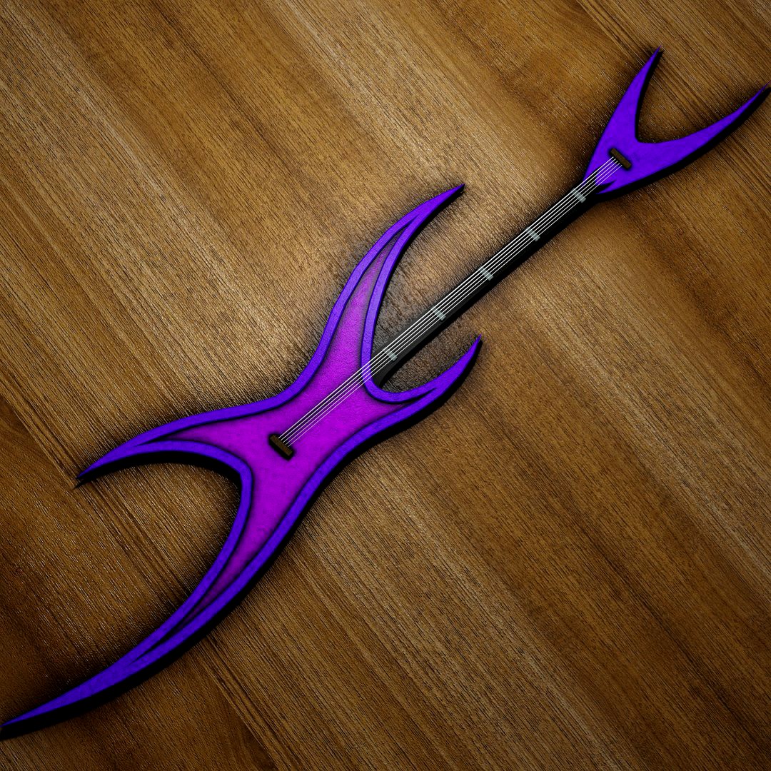 Purple Guitar