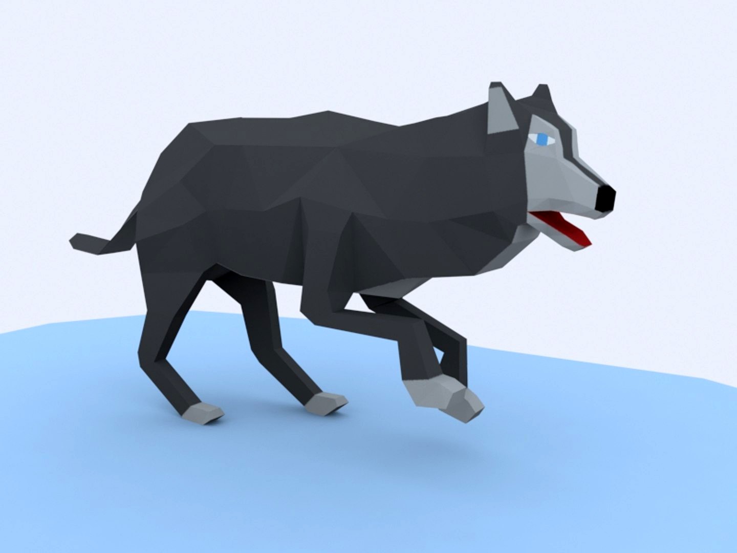 Wolf (Lowpoly)
