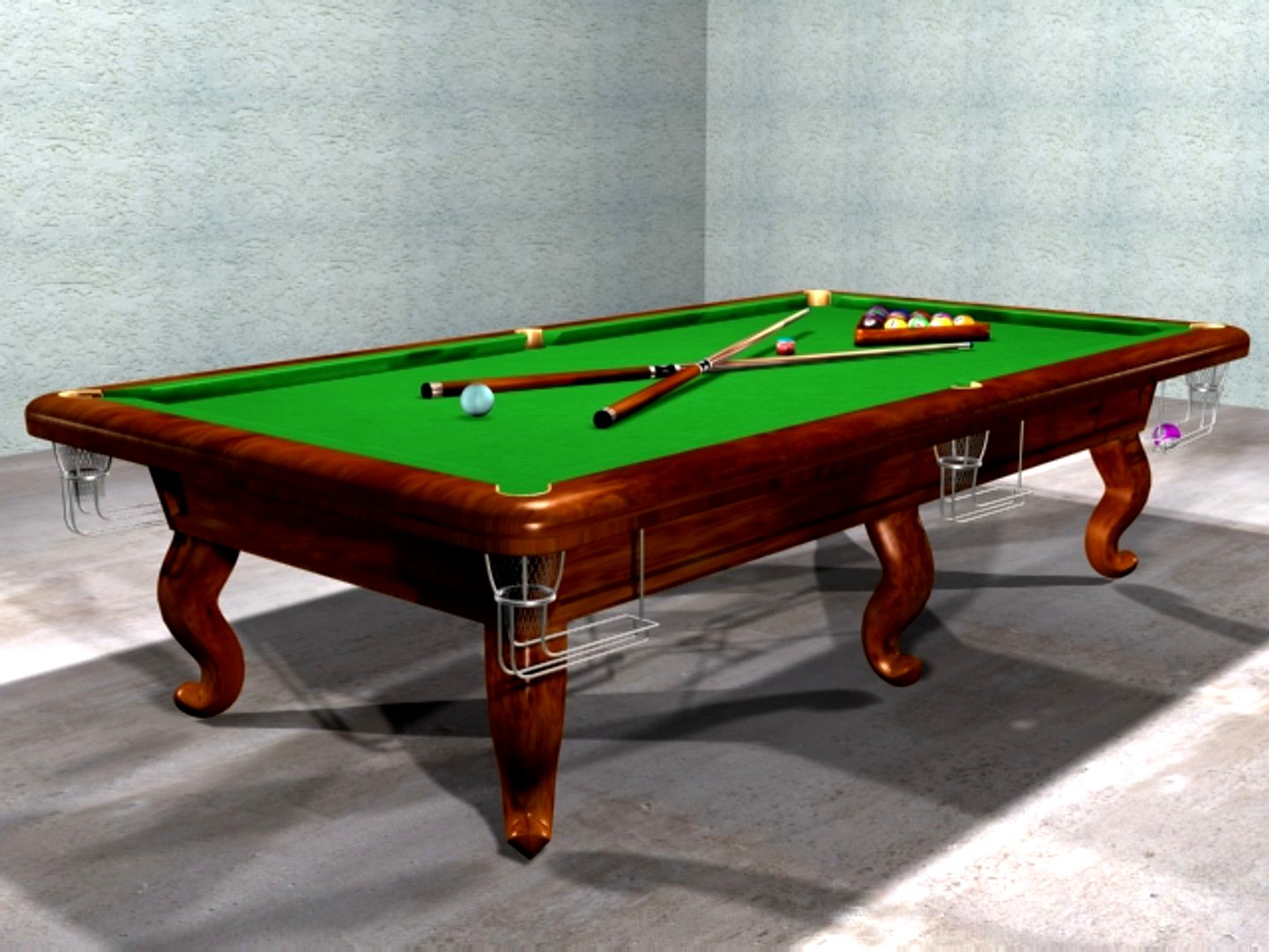 The billiard(snooker)table