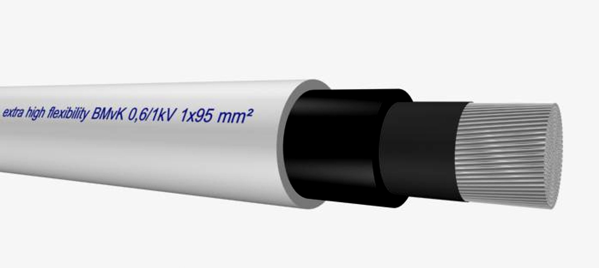 TRAFO FLEX  BMvK 1x95 mm2 0,6/1 kV