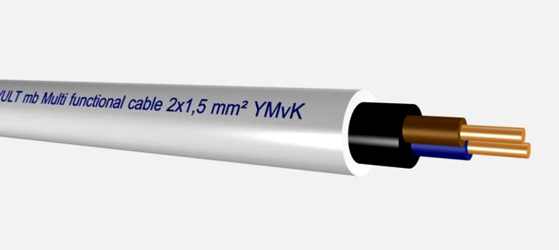 YMvK 0.6_1kV  2x1,5 mm2  VULT.max