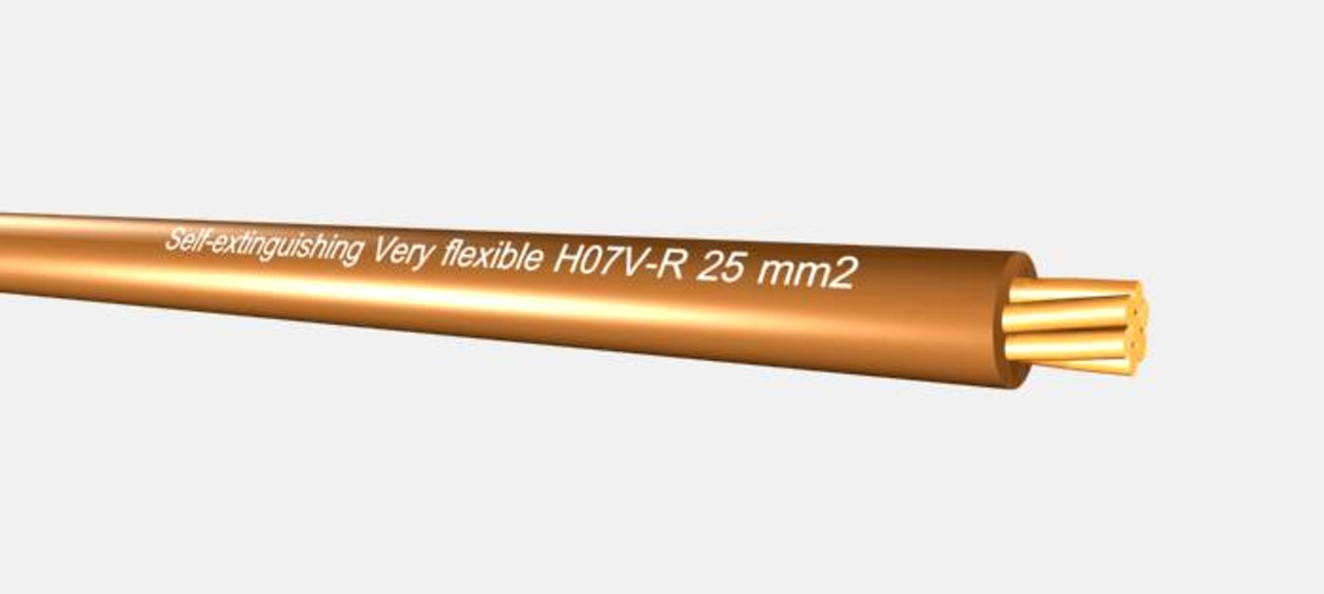 VD - H07V-R 25mm2 HAR brown.max
