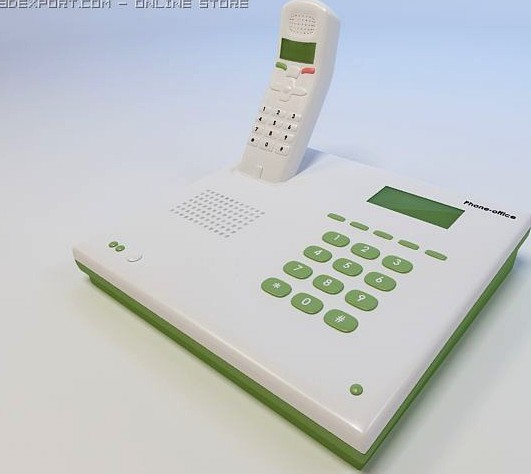 Download free Office phone 3D Model