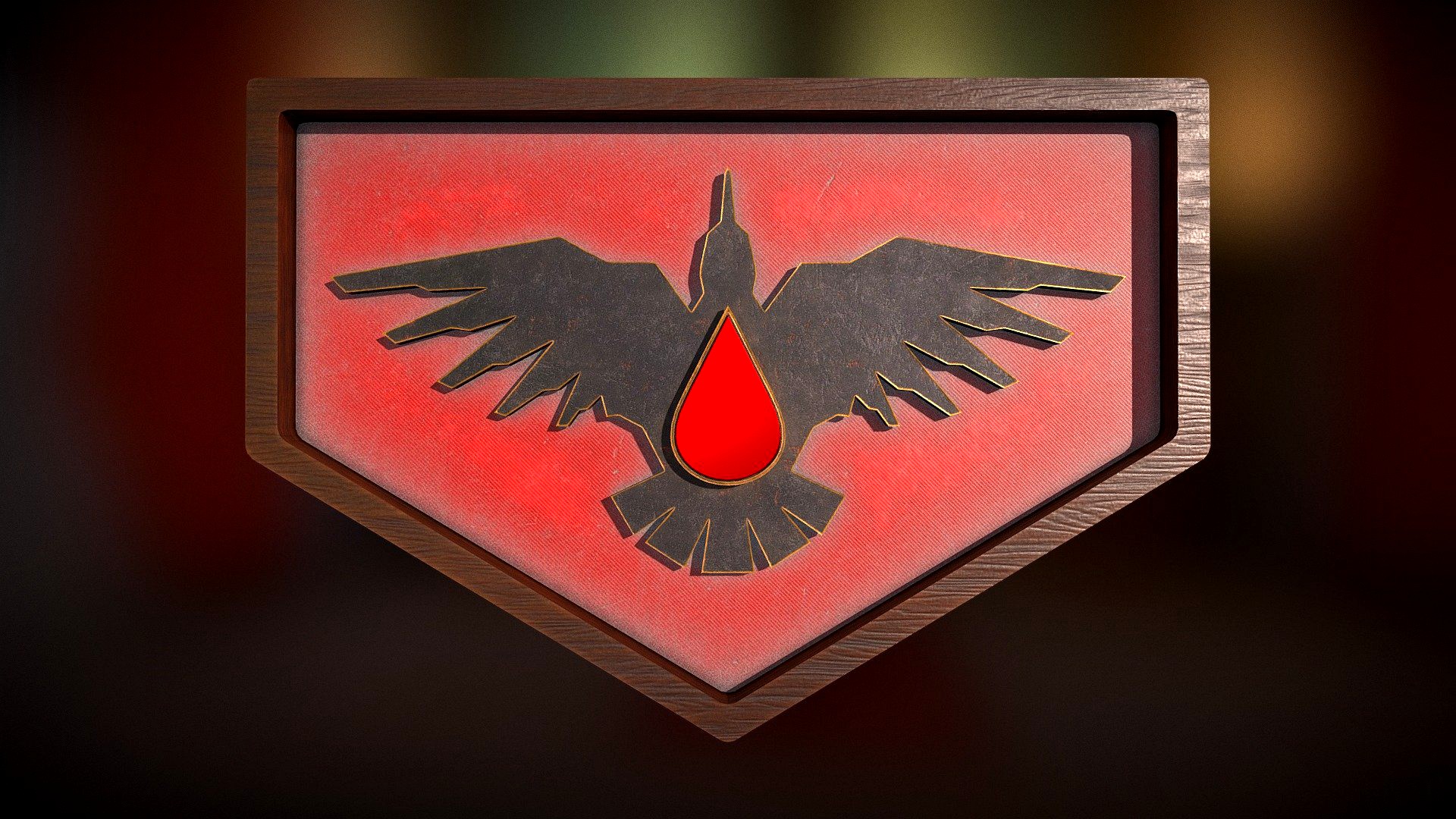 Blood Ravens Plaque