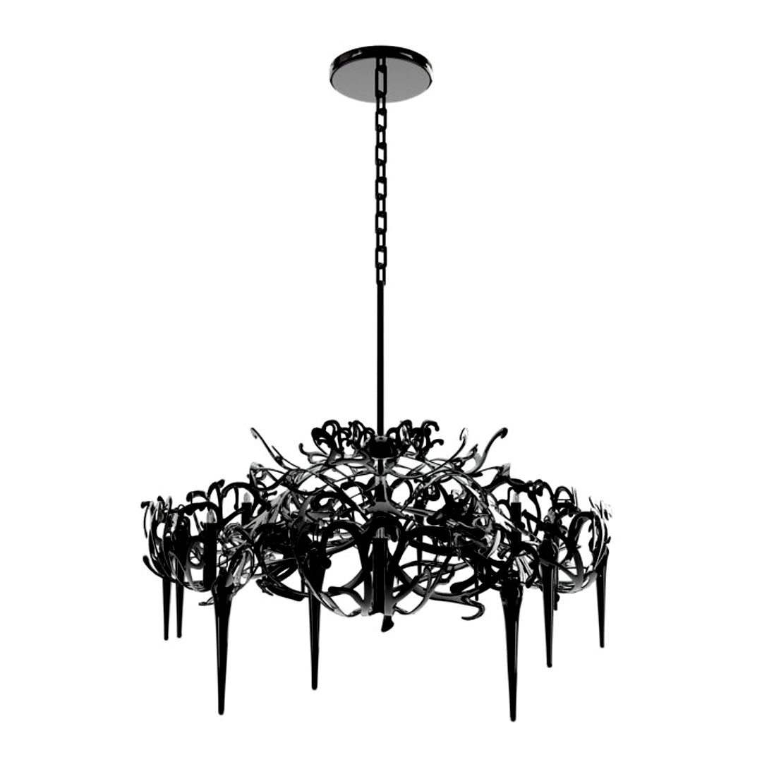 Metal chandelier