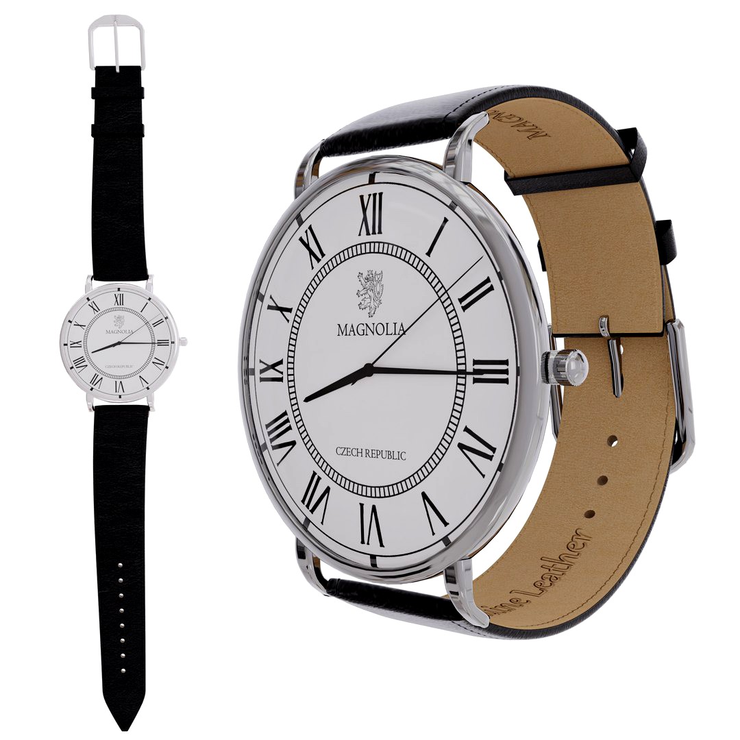 Elegant Wristwatch (Open&Closed variants) Silver
