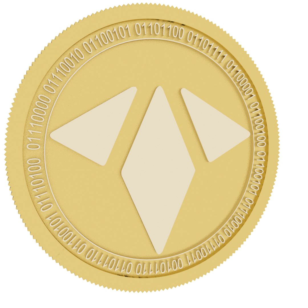 RAE Token gold coin