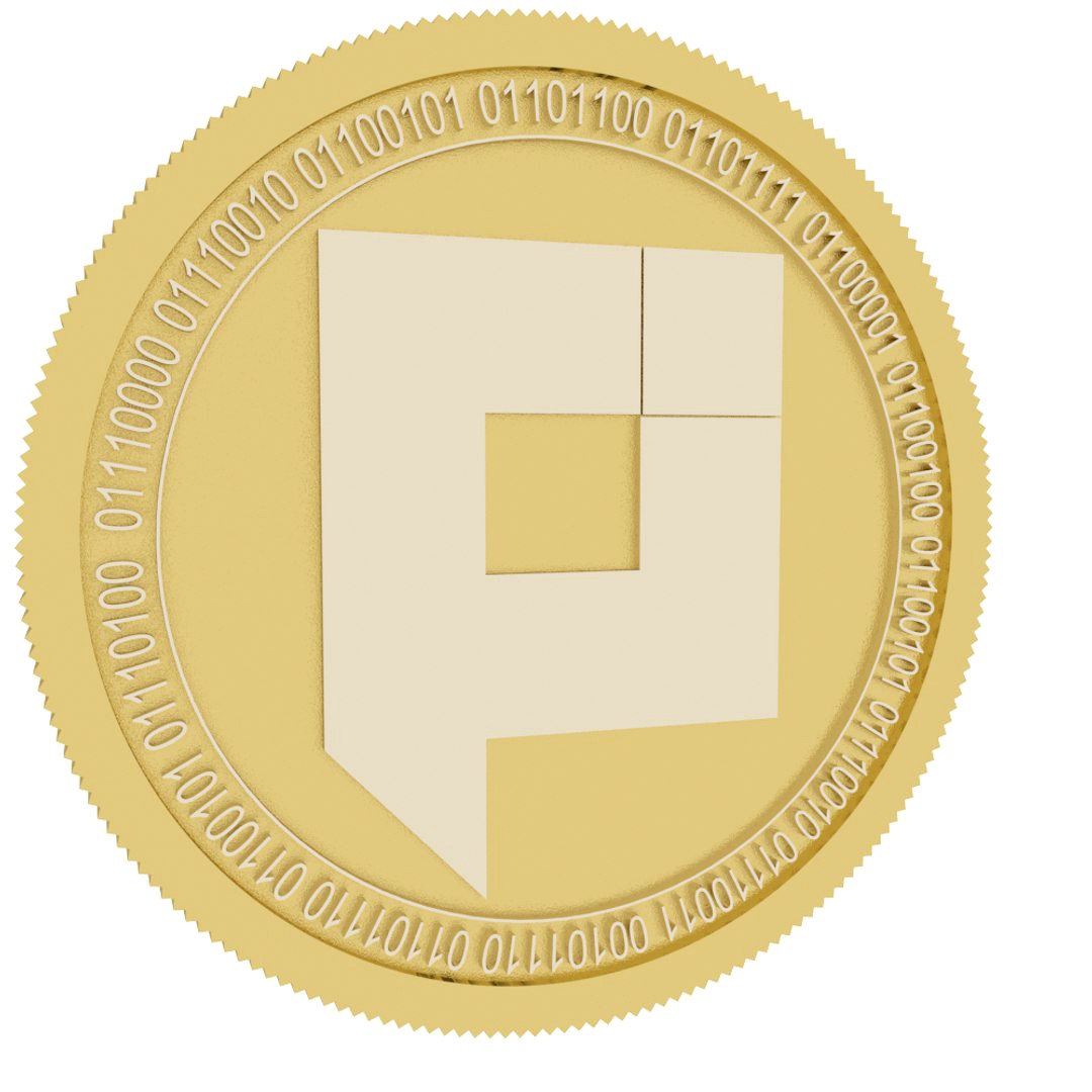 PIXEL PXL gold coin