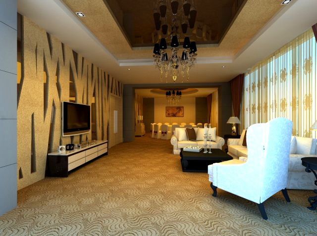 Restaurant Space 105 3D Model