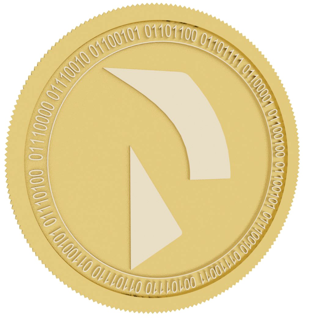 Raiden Network Token gold coin