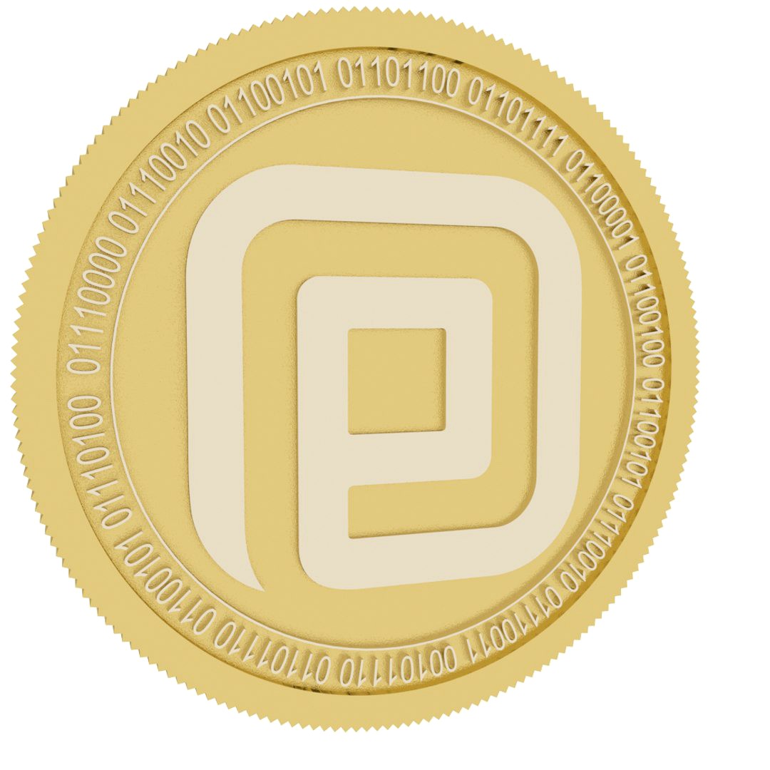 Particl gold coin