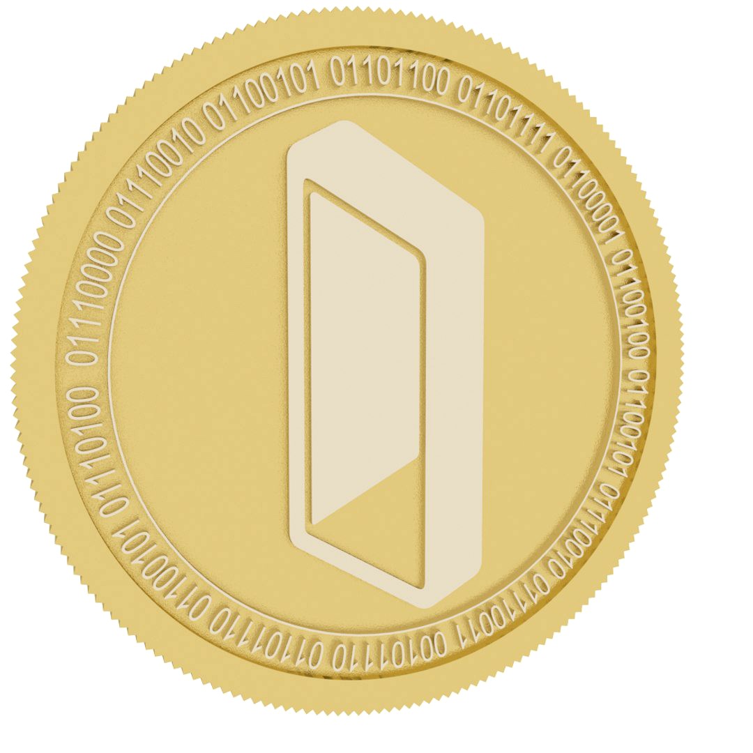Monolith gold coin
