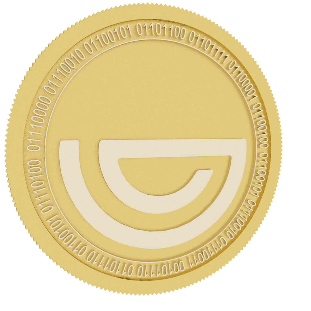 Genesis Vision gold coin